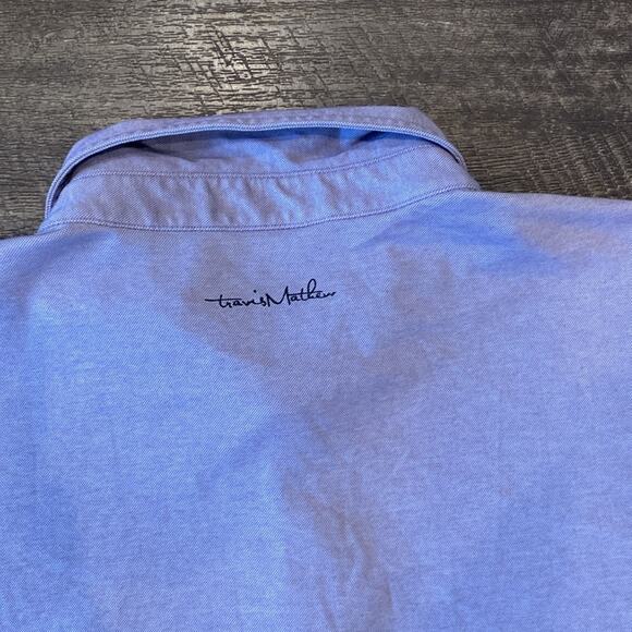 Travis Mathew Men's Make Camp Golf Polo Blueish Purple Size XXL - Picture 4 of 10